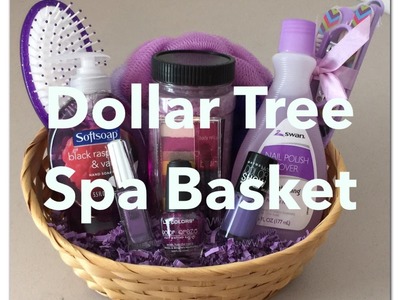 DIY Dollar Tree SPA Gift Basket! For Mother's Day, Valentines, Birthday, Any All Occasion!