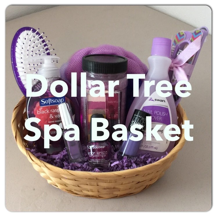 DIY Dollar Tree SPA Gift Basket! For Mother's Day, Valentines, Birthday, Any All Occasion!