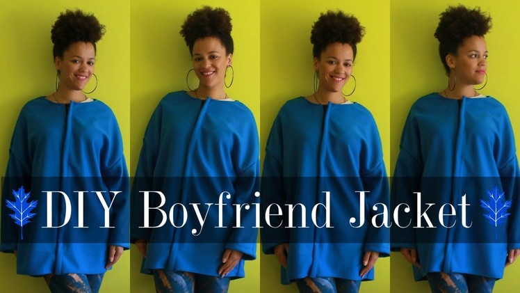 DIY Fall Clothes | How To Make a Boyfriend Coat