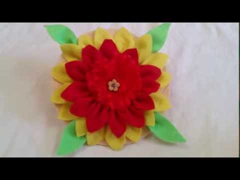 DIY Flower Decor ✿ How to make a Colorfull Cloth flower ✿ Innovative arts