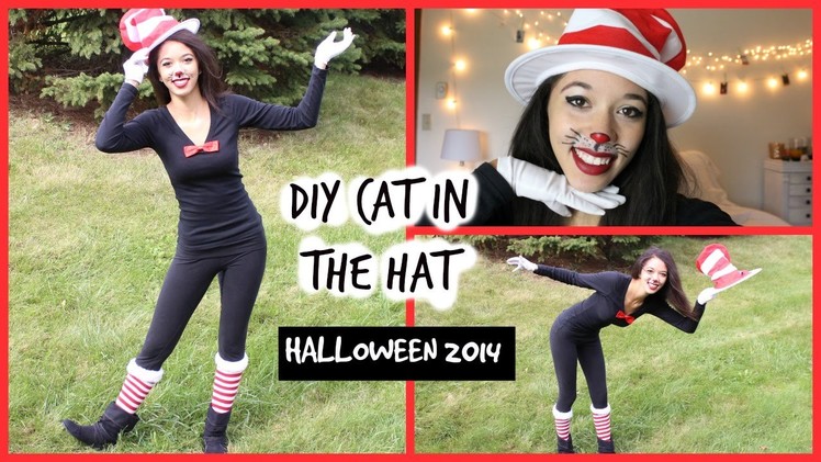 DIY Halloween Costume: Cat in the Hat!