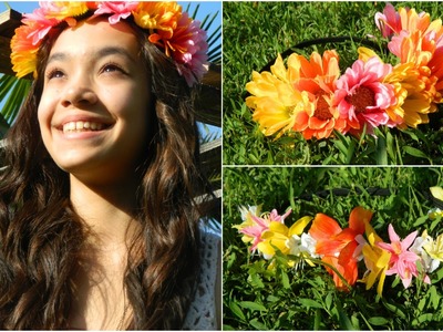 DIY: Hawaiian Colorful Flower Headband