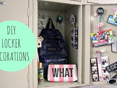 DIY Locker Decorations For Back To School