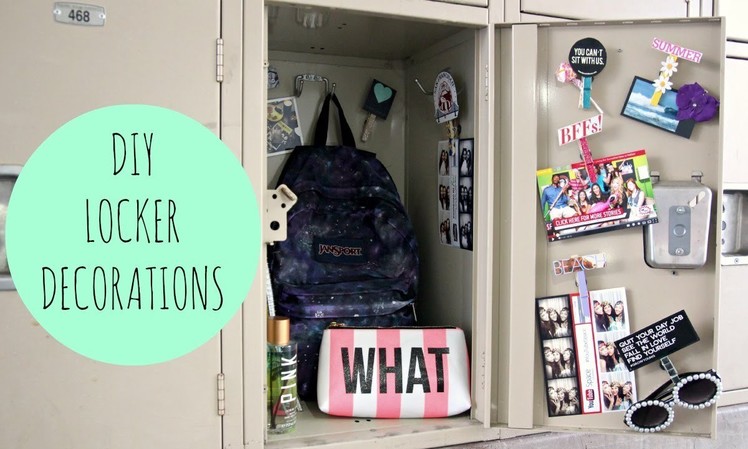 DIY Locker Decorations For Back To School