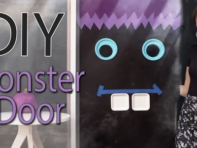 DIY Monster Door for Halloween with Socraftastic! #17NailedIt
