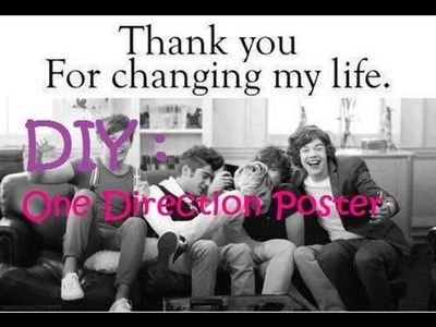 DIY One Direction Poster :)