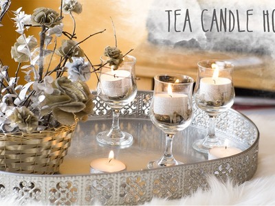 DIY Tea Candle Holder + Decor ideas | Nekkoart