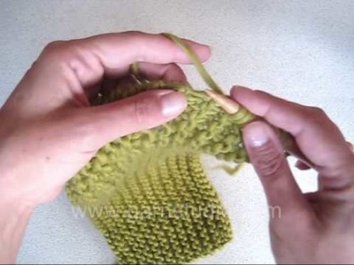 DROPS Knitting Tutorial: How to pick upp stitches
