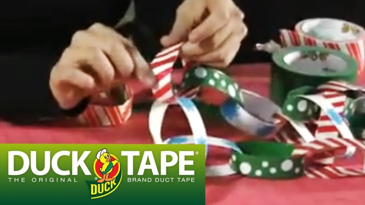 Duck Tape Crafts: How to Make a Christmas Chain