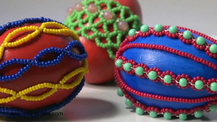 EASTER EGGS with PRECIOSA seed beads
