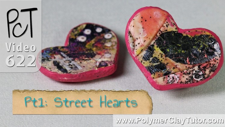 Graffitti Heart Beads Polymer Clay Tutorial (Intro)
