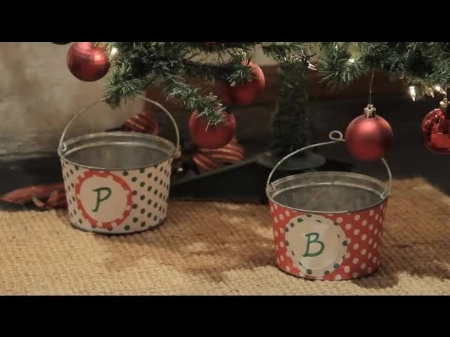 How to decorate plant pots for Christmas : Christmas crafts for the whole family