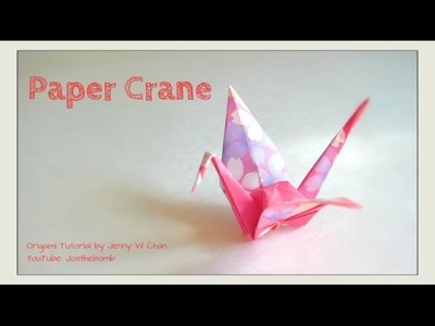 How to Fold a Paper Crane (Puffy Body) - Origami Tutorial