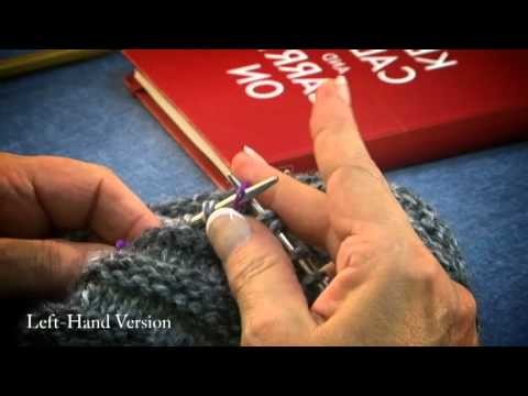 How To Knit A Hat Step 6 -LEFT HAND VERSION - Intermediate.Advanced