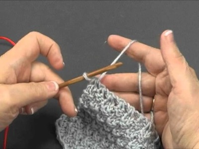 How to Knook: Combining Knit and Crochet (Left Handed)