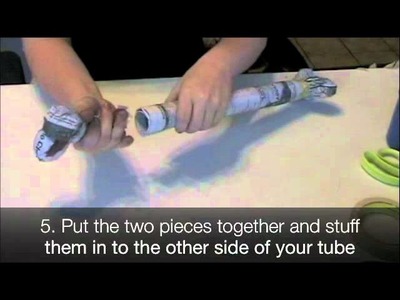 How to Make a Femur With Newspaper and Tape!