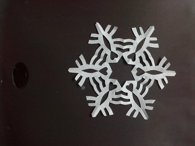How to make a paper snowflake (tutorial)  paper crafts