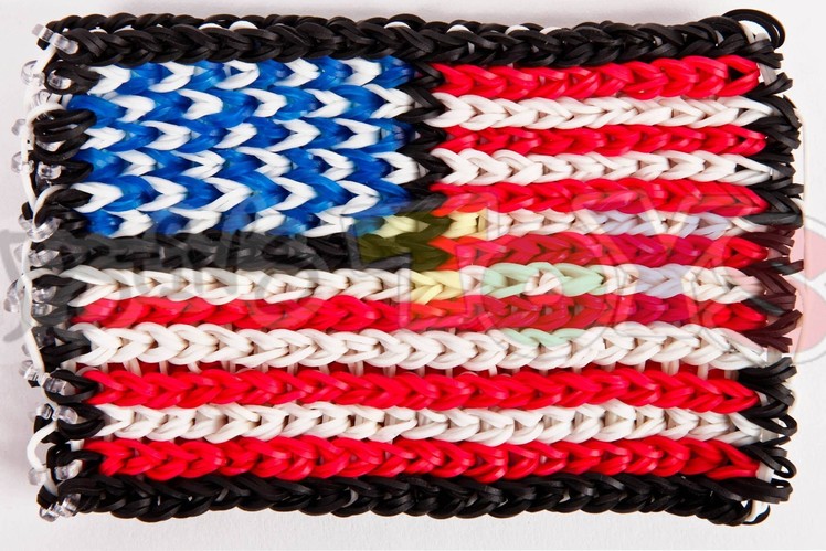 How to Make a Rainbow Loom Flag, Blanket, Picture from a 2D Image, Concept: Transferring
