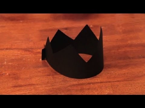 How to Make a Regular, Life-Sized King's Crown Out of Paper Only : Arts & Crafts