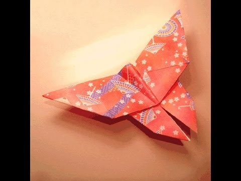 How To Make An Origami Butterfly (HD)