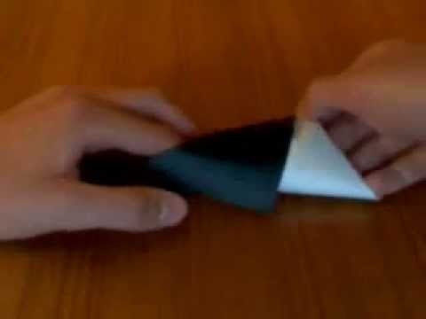 How to make an origami panda bear (head)