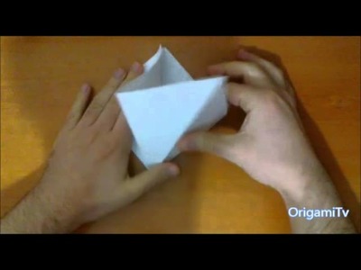 How to make an origami pyramid