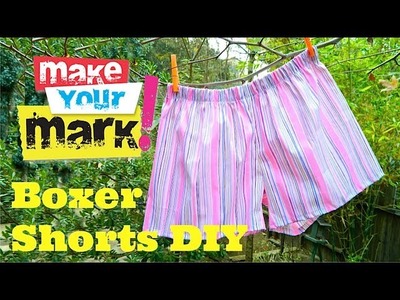 How to Make Boxer Shorts EASY DIY
