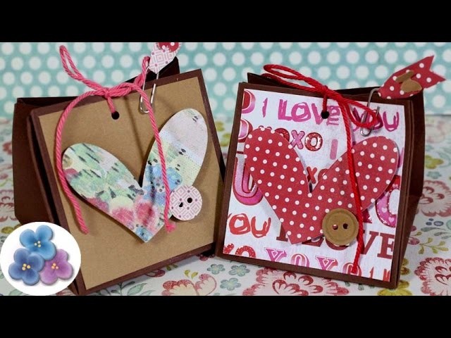 How to make Paper Gift Bags EASY DIY  Mathie