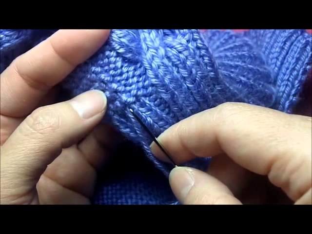 How to Weave in the Ends for a Knitted Sweater