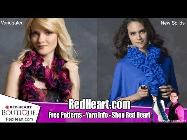 Learn to Knit: Sashay by Red Heart Scarves