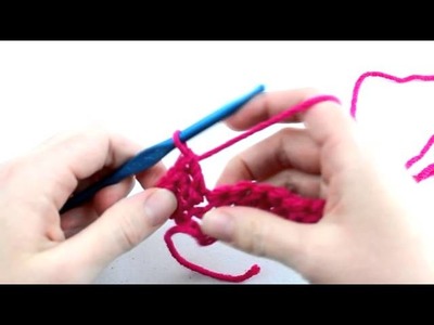 Left Hand Crochet Stitches -- Crochet Popcorn Stitch