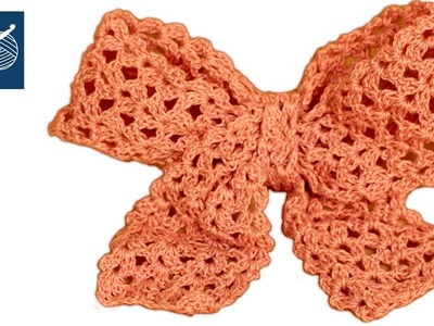 Making a Crochet Thread Bow - Left Hand Crochet Geek