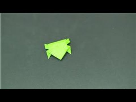 Origami & Paper Crafts : How to Make a Paper Frog That Can Leap