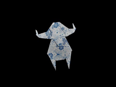 Origami Buffalo (Büffel) - Tutorial [HD]