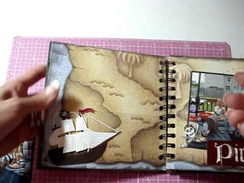 Pirate Mini Scrapbook Album