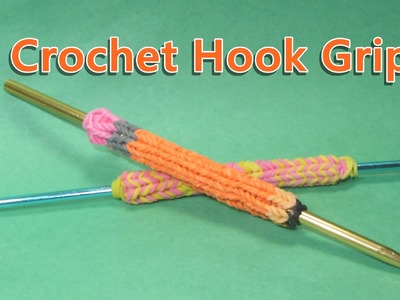 Rainbow Loom Hook Grip Tutorial (looks like a Pencil Charm) Tutorial. Design (DIY Mommy)