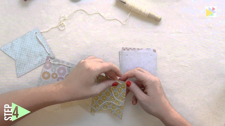 SCRAPBOOK TUTORIAL: HOW TO MAKE A GARLAND IN 5 EASY STEPS