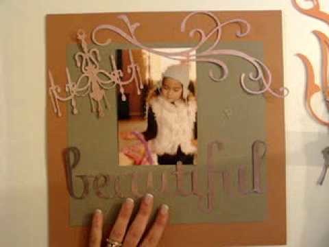 Scrapbooking Layout with the Cricut