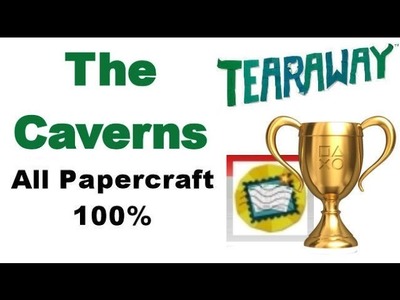 Tearaway PS VITA - 1080P - The Caverns - ALL Papercraft Locations!