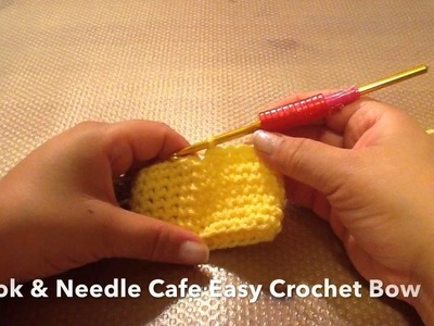 Tutorial Easy Crochet Bow