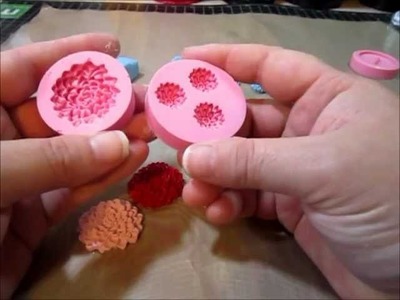 Tutorial:  How to make clay flower embellishments using Mold Muse molds
