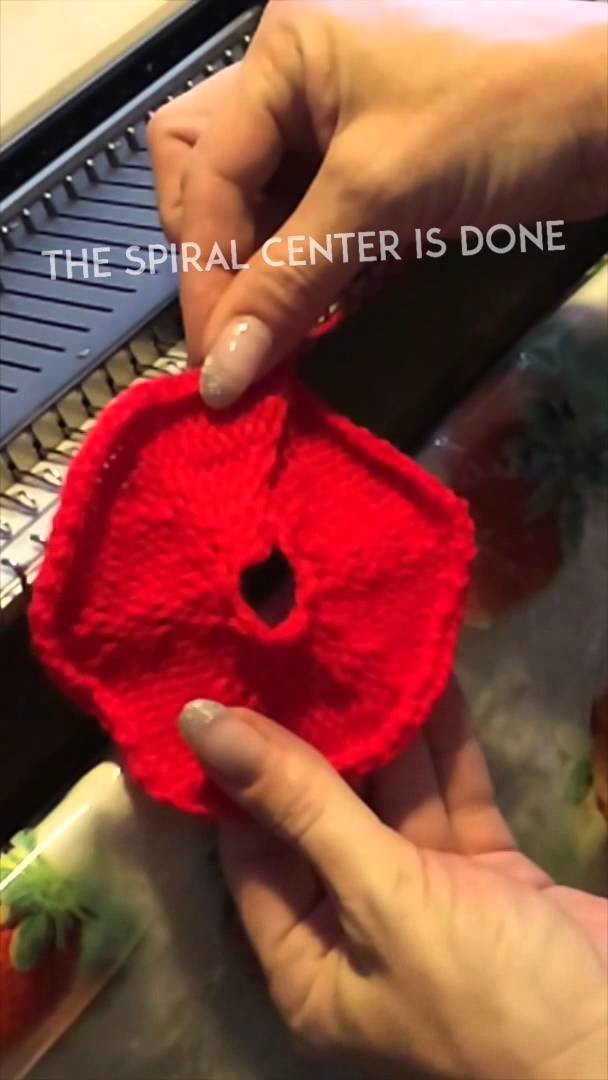 10-Stitch-Twist on a Knitting Machine