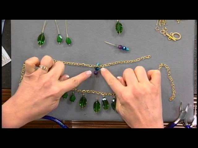 1807-2 Molly Schaller builds a bib necklace using simple techniques on Beads, Baubles & Jewels