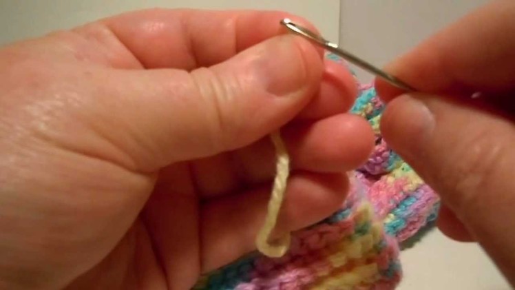 Bernat Crochet Baby Bootie - Part 5 - Finishing!