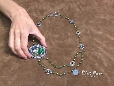Blue Moon Beads "Learn How to Make a Vintage-inspired Necklace - Beading. Jewelry Video