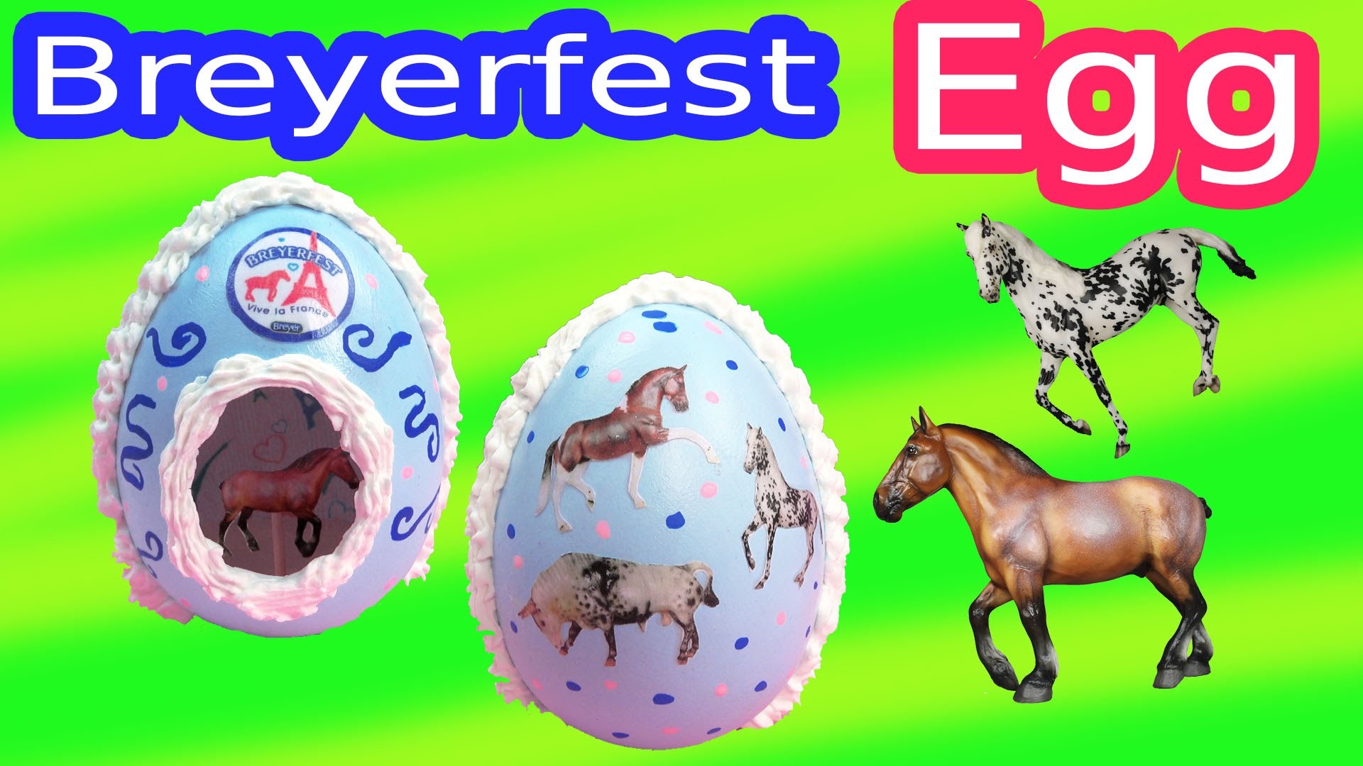 Breyer Horses DIY Breyerfest 2015 Easter EGG Special Runs Haute Couture