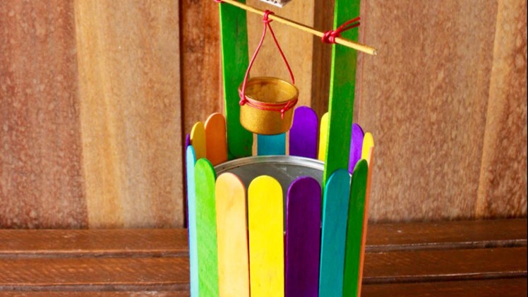 Construct a Mini Colorful Wishing Well - Crafts - Guidecentral