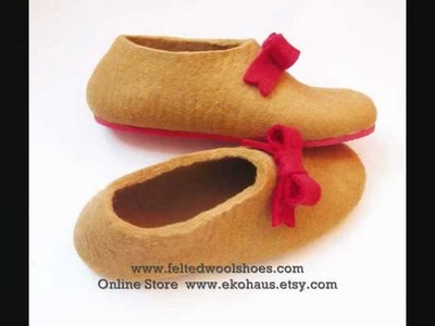 Contrast Color Sole Felted Wool Shoes SS 2012  Ready-to-Wear