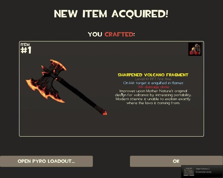 Crafting the Rift weapons in TF2 on March 1st 2011 TF2 patch