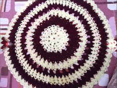 Crochet doily.crochet round table cloth